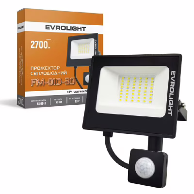 Прожектор EVROLIGHT FM-01D-30 30W 6400К