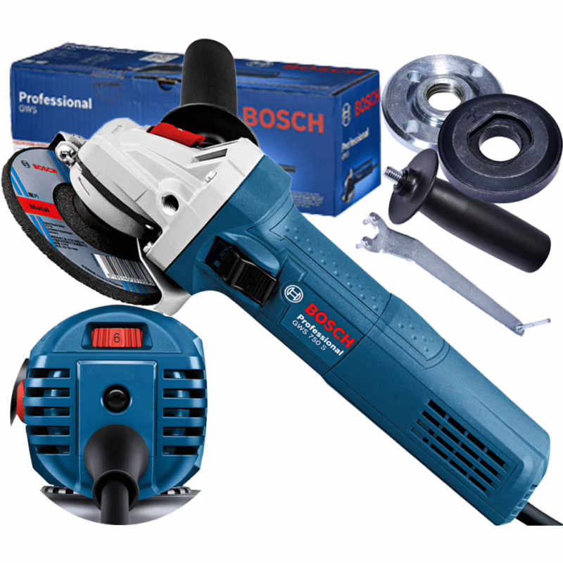Шліфувальна машина Bosch GWS 750S (0.601.394.121)