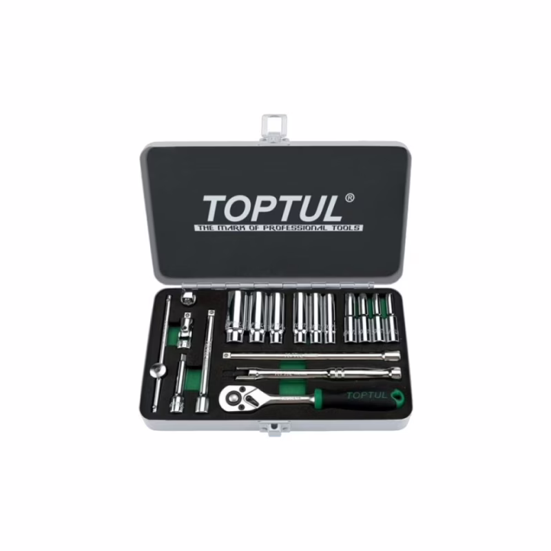 Набор инструментов Toptul дюймових 1/4" 18од. 3/16"-9/16" (GCAD1813)