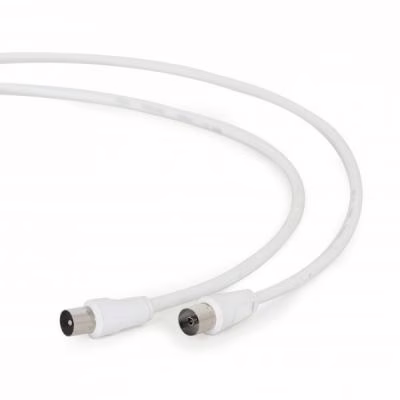 Кабель телевизионный 75 Ом 1.8m white Cablexpert (CCV-515-W)