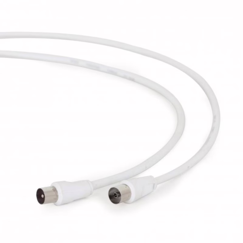 Кабель телевизионный 75 Ом 1.8m white Cablexpert (CCV-515-W)
