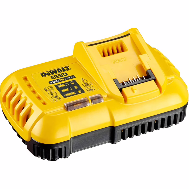 Зарядное устройство для аккумуляторов инструмента DeWALT 18 В, 54 В,8 А, 0.65 кг (DCB118)