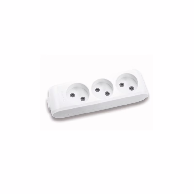 Колодка для удлинителя Panasonic X-tendia 3 гнізда grey (WLTB02302GR-UA)