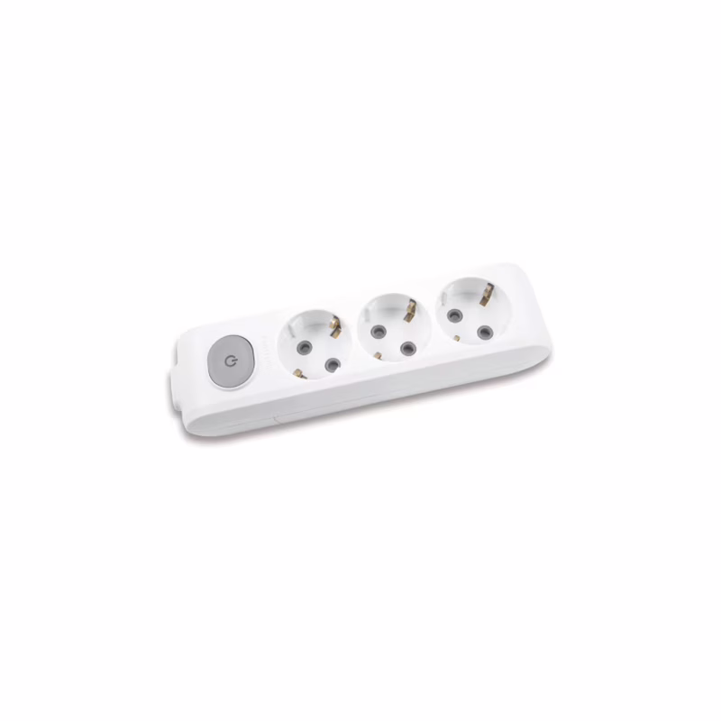 Колодка для подовжувача Panasonic X-tendia із заземленням 3 гнізда (WLTA04302GR-UA)