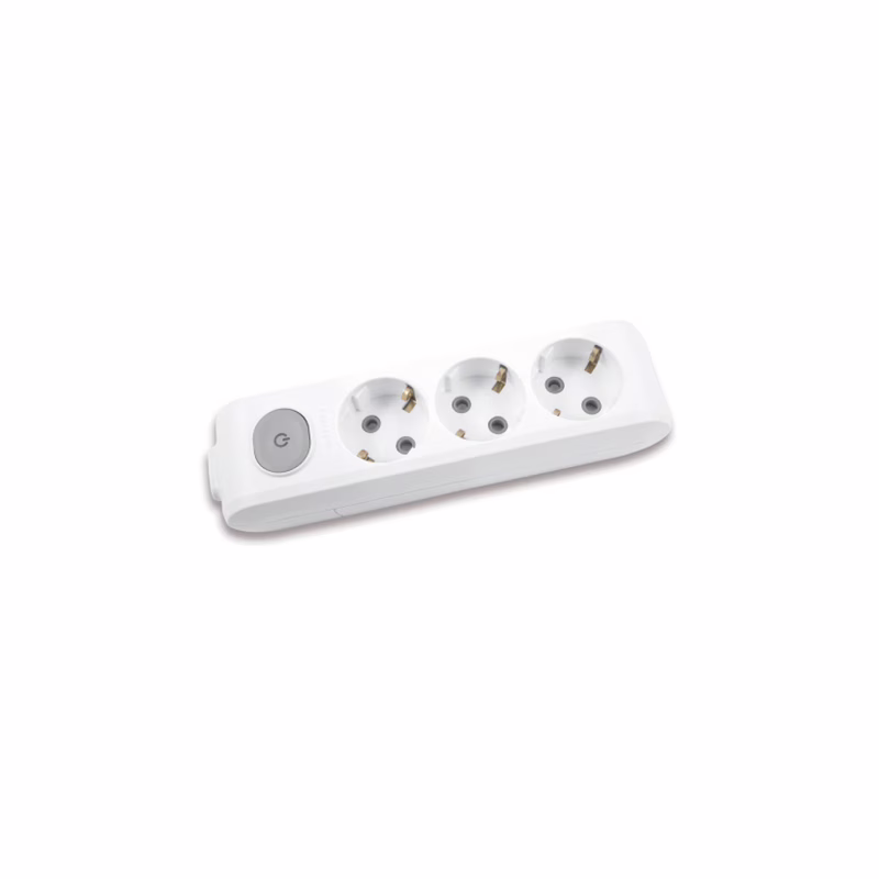 Колодка для удлинителя Panasonic X-tendia із заземленням 3 гнізда (WLTA04302GR-UA)