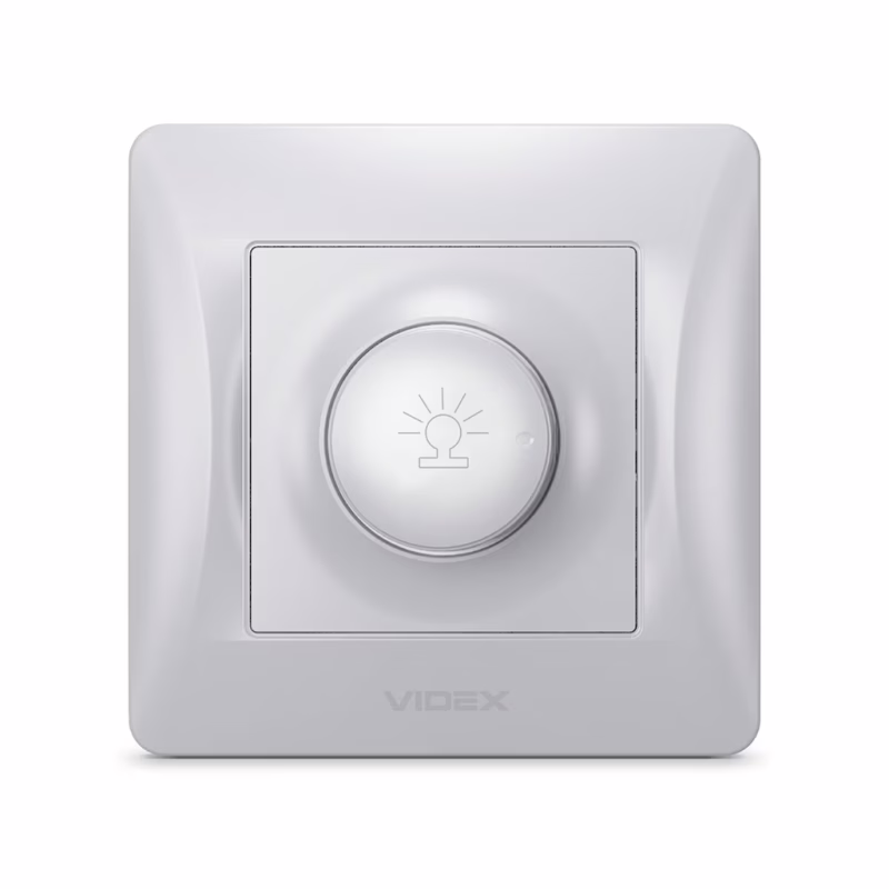 Світлорегулятор Videx BINERA 600Вт сереб (VF-BNDM600-SS)