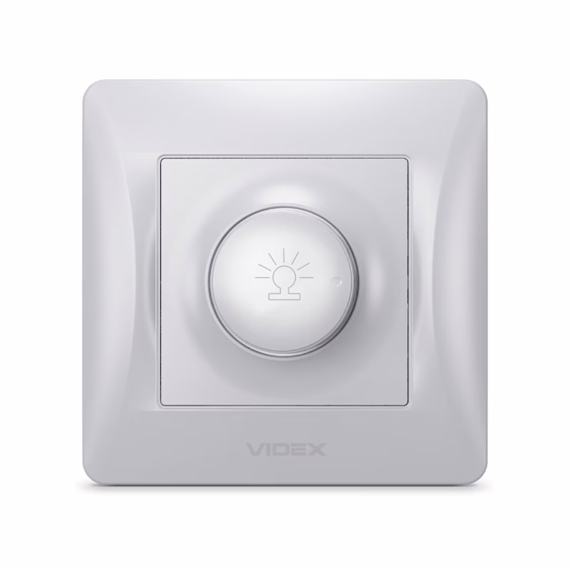 Світлорегулятор Videx BINERA 600Вт сереб (VF-BNDM600-SS)