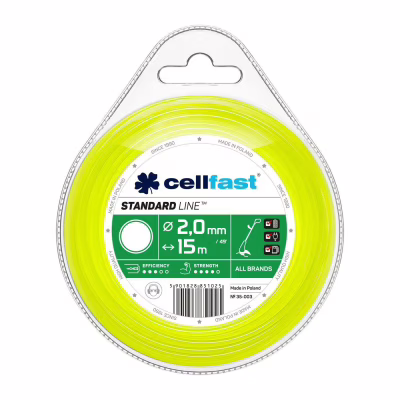 Жилка косильная Cellfast коло 2.0 x 15м (35-003)