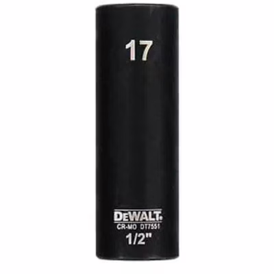 Торцева головка DeWALT IMPACT ударна довга 1/2 х 17 мм (DT7551)