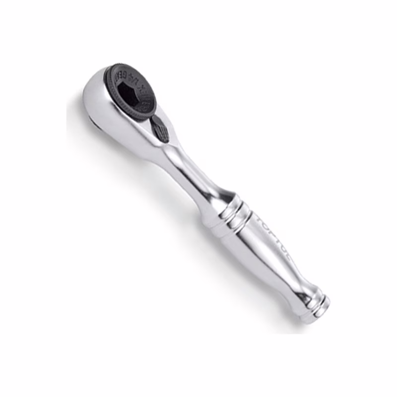 Трещотка Toptul битодержатель мини 1/4" 60 зубцов, быстрый диск (CHDV0801)