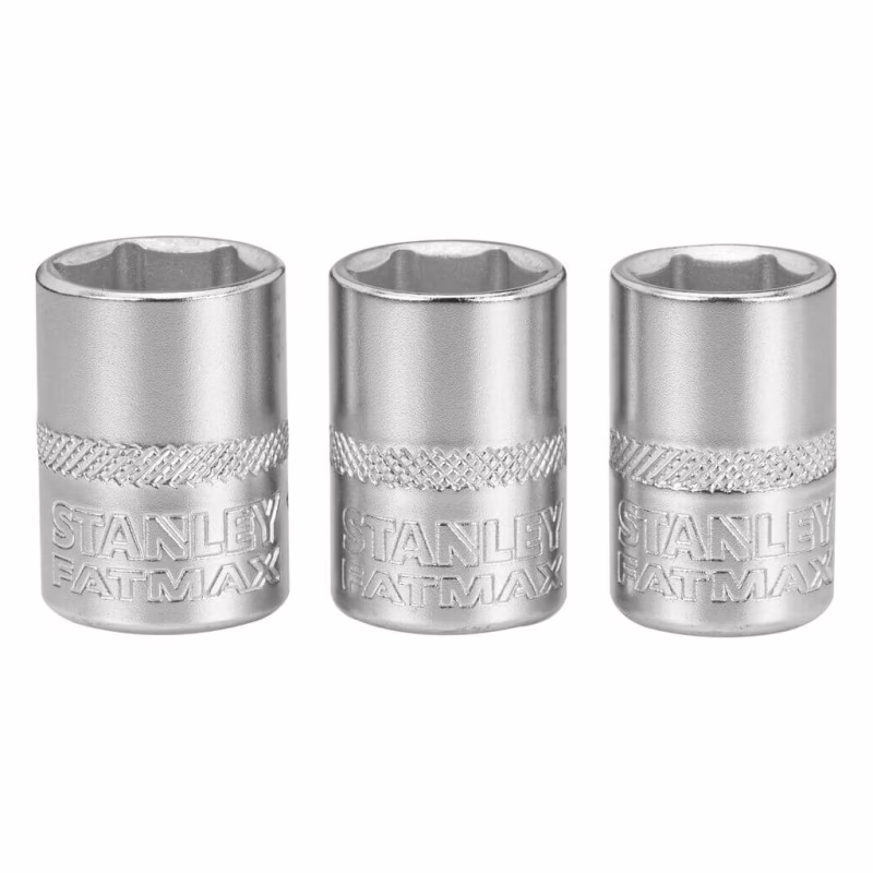 Набор торцевых головок Stanley торцевых 1/4" Maxi Drive, с шестигранным профилем, 3 шт: 11, 12, 13 мм. (FMMT17092-0)