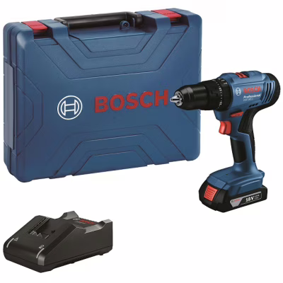 Шуруповерт Bosch GSB 183-LI 18V, 1х2Ah, 21-56 Нм, 374-1815 об/мин, кейс, 1.2 кг (0.601.9K9.101)