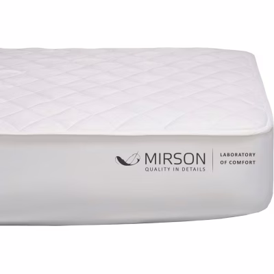 Наматрасник MirSon №5007 Exclusive Line Native Antiallergic обычный с резинкой по периметру 160x200 см (2200005334386)