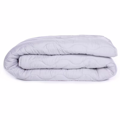 Ковдра MirSon антиалергенна EcoSilk всесезонна №9007 Eco Light Gray 155x215 см (2200005994344)