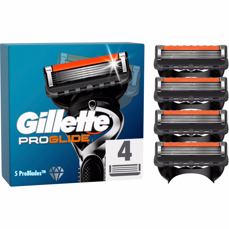Сменные кассеты Gillette Fusion ProGlide 4 шт. (7702018085514)