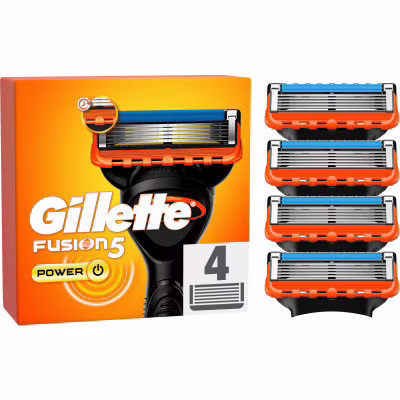Змінні касети Gillette Fusion5 Power 4 шт. (7702018877591/7702018867219)