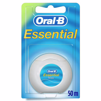 Зубная нить Oral-B Essential floss Waxed мятная 50 м (3014260280772/5010622005029)