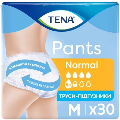 Подгузники для взрослых Tena Pants Normal Medium 30 шт (7322541150611)