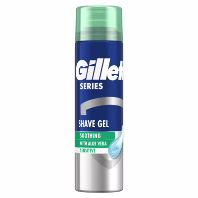 Гель для бритья Gillette Series Sensitive Skin Для чувствительной кожи 200 мл (3014260214692)