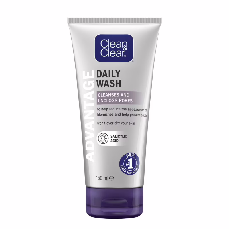 Гель для умывания Clean & Clear Advantage Быстрый Эффект против прыщей ежедневный 150 мл (3574660177596/3574660398410)