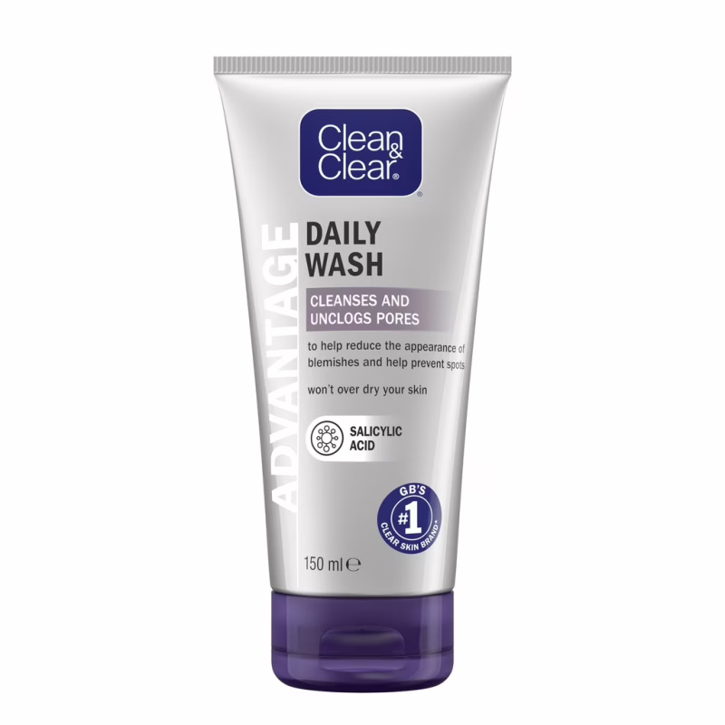Гель для умывания Clean & Clear Advantage Быстрый Эффект против прыщей ежедневный 150 мл (3574660177596/3574660398410)