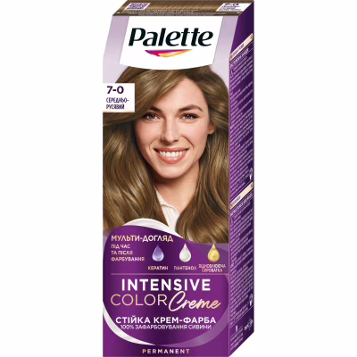 Краска для волос Palette 7-0 Средне-русый 110 мл (3838905551603)