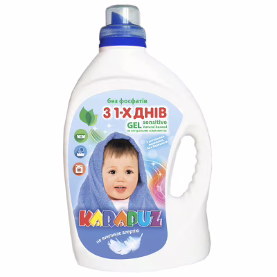 Гель для прання Карапуз Sensitive для дитячої білизни 3 л (4820049381610)