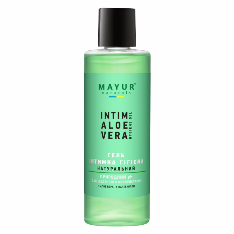 Гель для интимной гигиены Mayur Intim Aloe Vera Hygiene Gel С алоэ вера и пантенолом 200 мл (4820230950175)