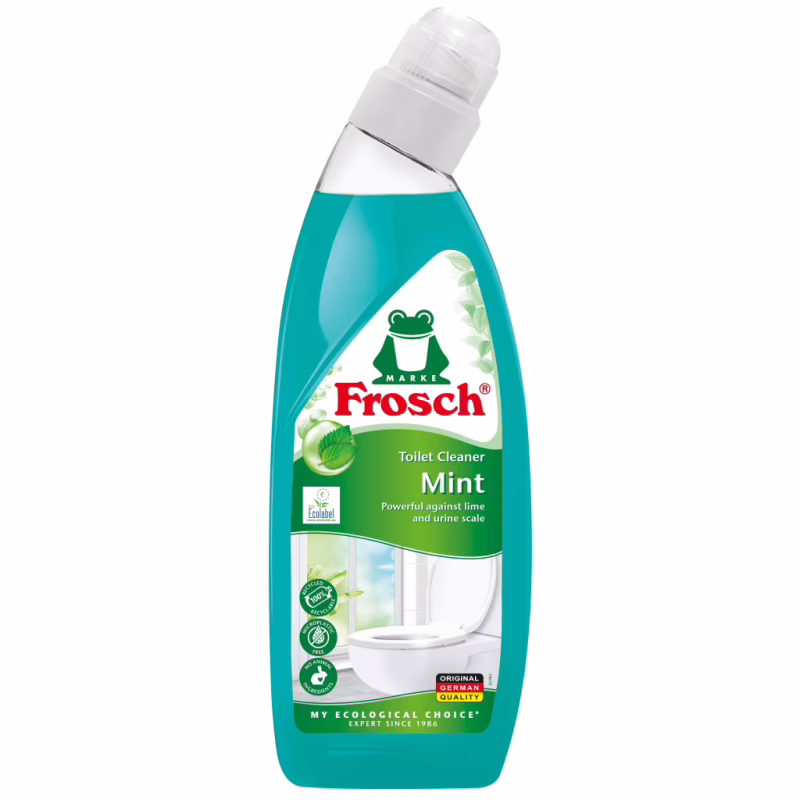 Средство для чистки унитаза Frosch Мята 750 мл (4009175914422/4009175941701)