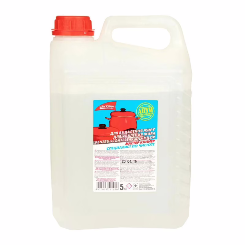 Жидкость для чистки кухни San Clean Мастер Клинер для плит 5 кг (4820003541050)