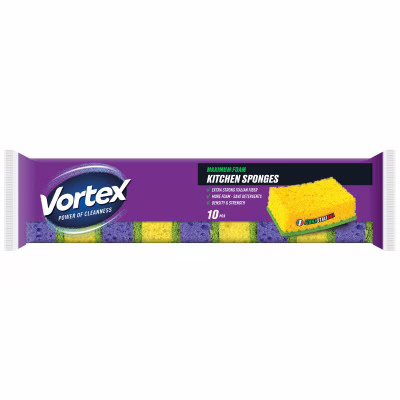 Губки кухонні Vortex 10 шт. (4823071614398)