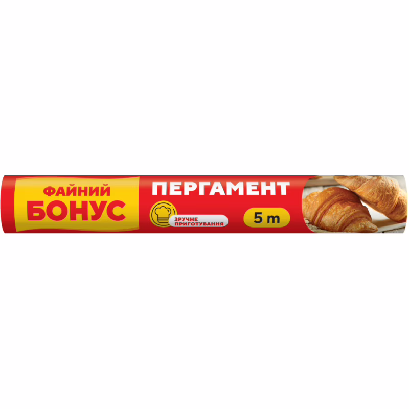 Бумага для выпечки пергаментная Бонус 5 м (4820048487795)