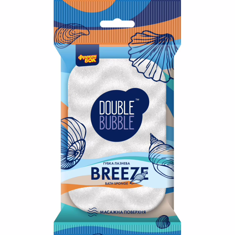 Губка для купання Фрекен БОК Breeze З масажною поверхнею Колір в асортименті (4823071606577)
