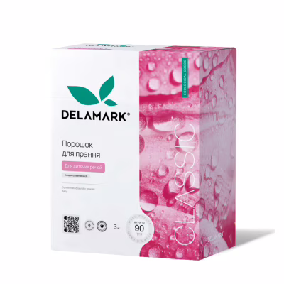 Стиральный порошок DeLaMark Baby 3 кг (4820152330338)