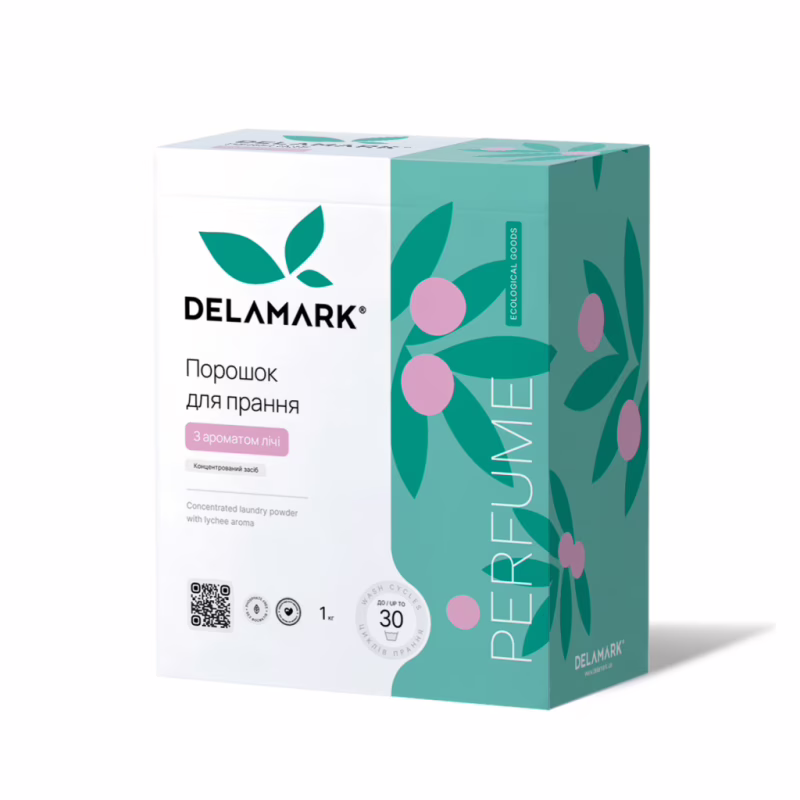 Стиральный порошок DeLaMark с ароматом Личи 1 кг (4820152332516)