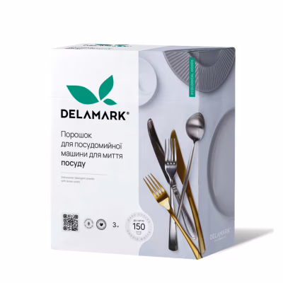 Порошок для миття посуду в посудомийці DeLaMark 3 кг (4820152332141)