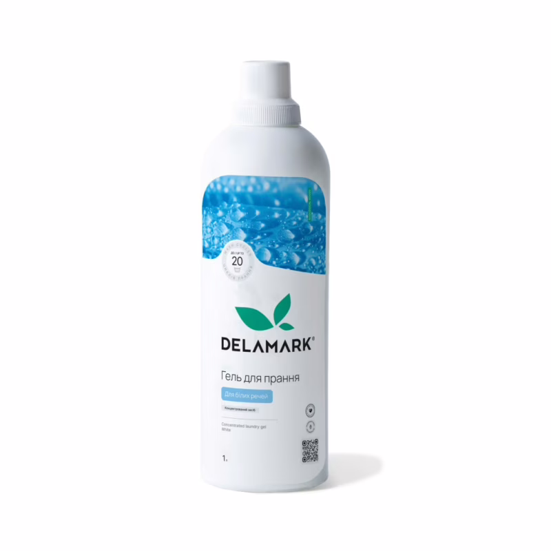 Гель для стирки DeLaMark White 1 л (4820152330192)
