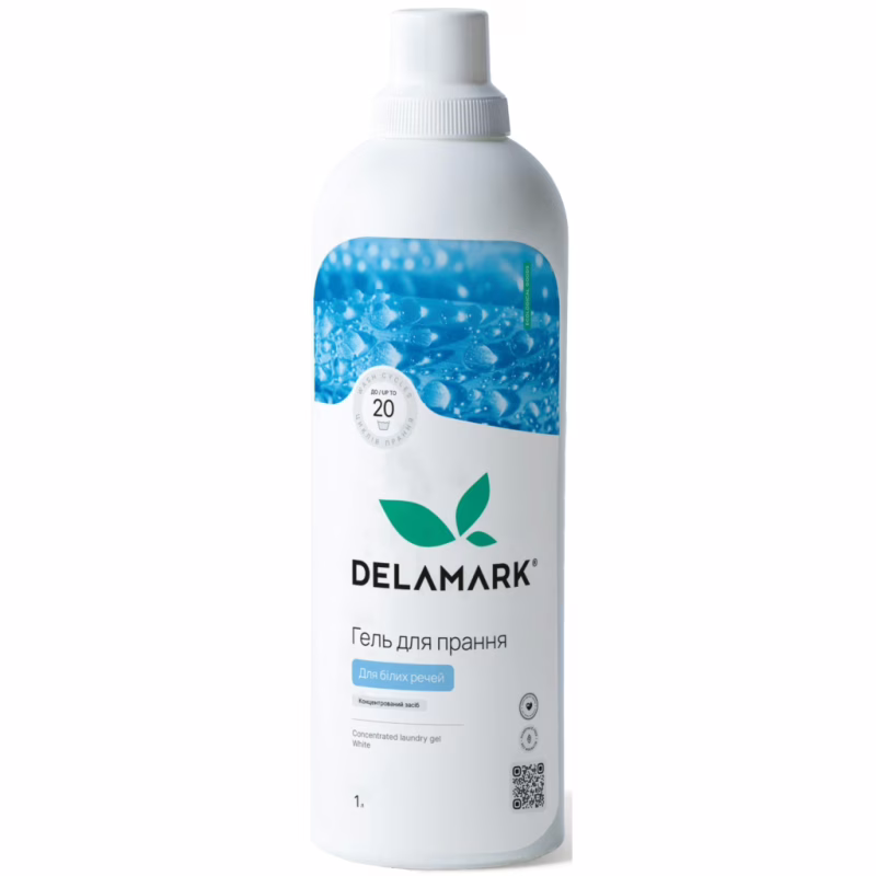 Гель для стирки DeLaMark White 1 л (4820152330192)