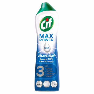Крем для чистки кухни Cif Max Power Ультра Уайт 500 мл (8711600304918)