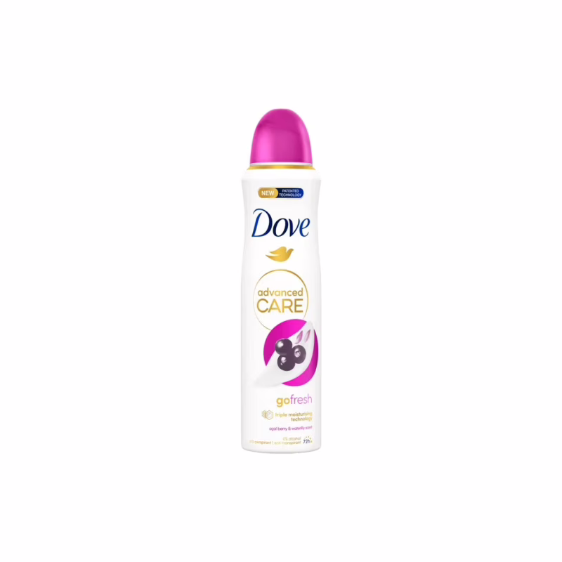 Антиперспирант Dove Go Fresh Ягоды асаи и Водяная лилия 150 мл (8720181291401/8720181291418)
