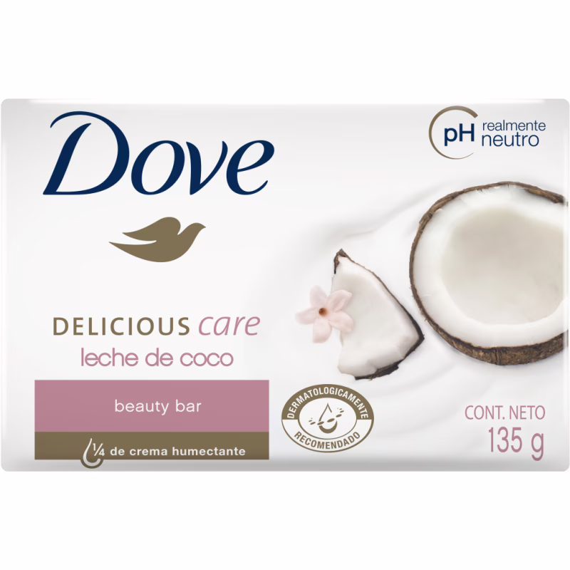 Тверде мило Dove Кокосове молочко 135 г (7891150044630)