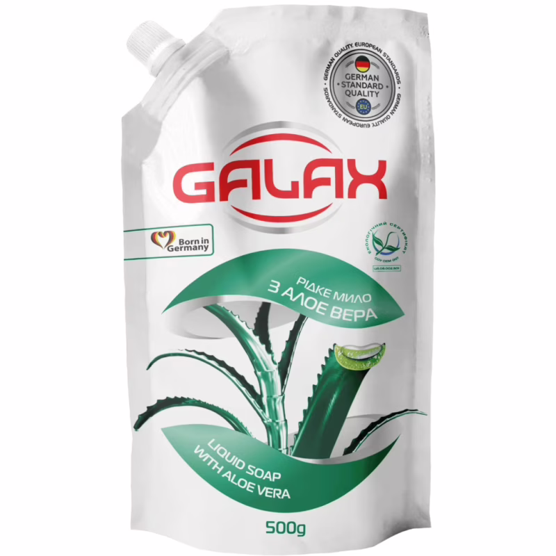 Рідке мило Galax Алое вера Дой-пак 500 г (4823128000891)