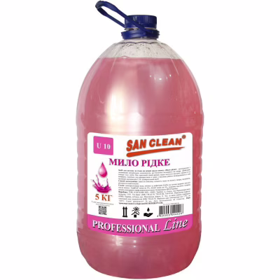 Жидкое мыло San Clean Розовое 5 кг (4820003544426)