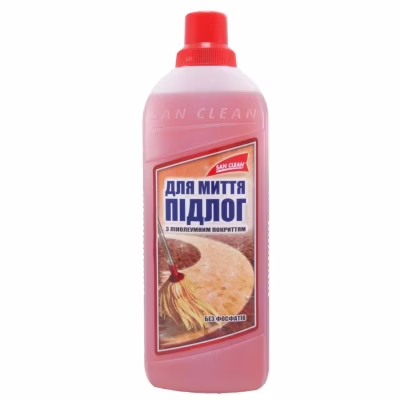 Средство для мытья пола San Clean для линолеума 1 кг (4820003541654)