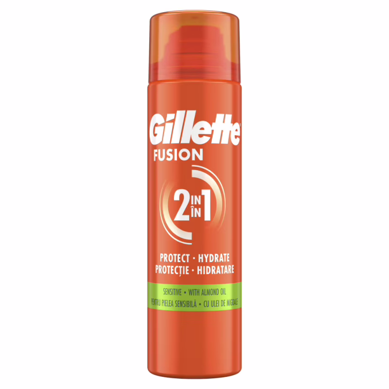 Гель для бритья Gillette Fusion Для чувствительной кожи 200 мл (7702018617098)