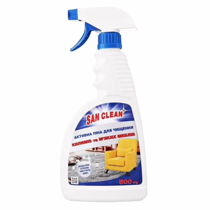 Засіб для чищення килимів San Clean з розпилювачем 500 г (4820003542996)