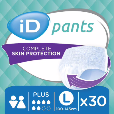 Підгузки для дорослих ID Diapers-Pants for adults D Plus L 30 шт (5411416070771)