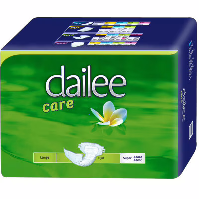Подгузники для взрослых Dailee Care дышащие Super Large 30 шт (8595611621840)