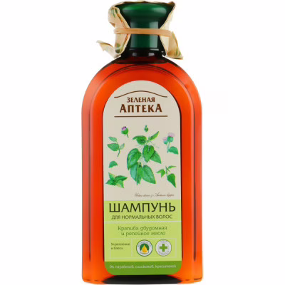 Шампунь Green Pharmacy Крапива двудомная и репейное масло 350 мл (4823015904967)