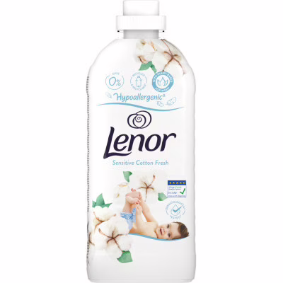 Кондиціонер для білизни Lenor Для чутливої шкіри Свіжість бавовни 1200 мл (8006540889619)